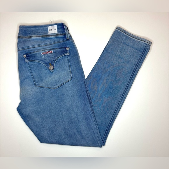 Hudson Women's Collin Skinny Ankle Blue Jeans Size- 29 - Picture 7 of 9